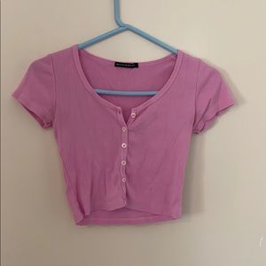 button up crop top
